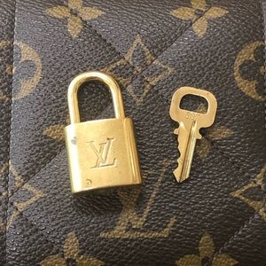 Authentic Louis Vuitton Lock and Key